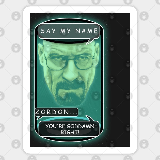 Zordon... Say My Name Sticker by Designsbytopher